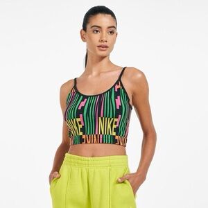 Nike Women 's Sportswear Peace Pack Cropped Tank Multi-Colored CJ3562-010 Size S